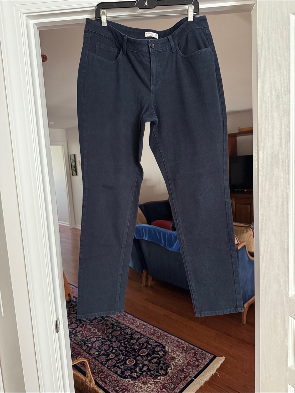Coldwater Creek Dark Navy Straight-Leg Jeans